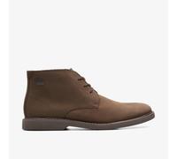 Clarks Mens Atticus LT Hi GORE-TEX Dark Brown Nubuck Ankle Boots,Lace Up Nubuck