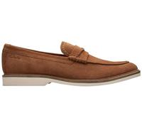 Clarks Men's Atticus LT Slip Loafer Flat, Cola Suede, 7.5 UK