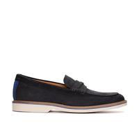 Clarks Men's Atticus LT Slip Loafer, Navy Suede, 8 UK