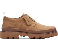 Clarks - Mens Badell Lace Shoes, Color Dark Sand Nubuck, Size: 8 UK