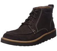 Clarks Men's Barnes Mid Fashion Boot, Dark Brown Suede, 7.5 UK