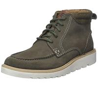 Clarks Men's Barnes Mid Fashion Boot, Dark Grey SDE, 11 UK