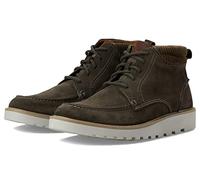 Clarks Men's Barnes Mid Oxford Boot, Dark Grey Suede, 9.5 UK