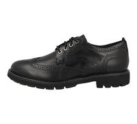 Clarks Batcombe Far Wing Black leather Mens Brogues 7343-87G in a Plain Leather in Size 10