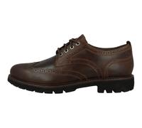 Clarks Batcombe Far Wing Tan Leather Mens Brogues 7343-97G in a Plain Leather in Size 10