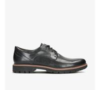 Clarks Mens Batcombe Hall Black Leather Derby Shoes,Lace Up Leather Casual