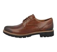 Clarks Men's Batcombe Hall Derbys, Brown Dark Tan Lea, 7.5 UK