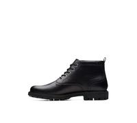 Clarks Men's Batcombe Mix Ankle Boot, Black Black Leather, 6 UK