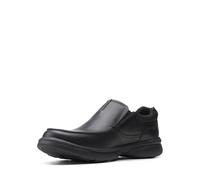 Clarks Men's Bradley Free Loafer, Black Tumbled Leather, 9 UK