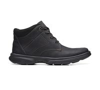 Clarks Men's Bradley Mid Ankle Boot, Black Tumbled, 11 UK