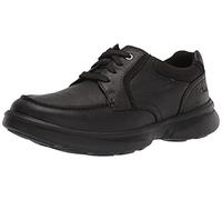 Clarks Men's Bradley Vibe Oxford, Black Tumbled Leather01, 11 UK