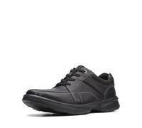 Clarks Men's Bradley Walk Oxford shoe, Black Tumbled Leather, 13 UK