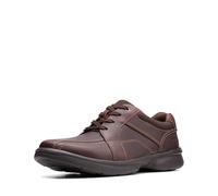 Clarks Men's Bradley Walk Oxford shoe, Polished Brown Leather, 6.5 UK