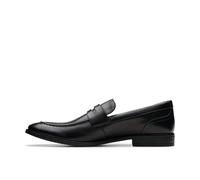 Clarks Men's Brandon Step, Black Leather, 6.5 UK