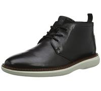 Clarks Men's Brantin Mid Ankle Boots, Black leather, 6 UK