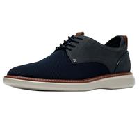 Clarks Men's Brantin Plain Oxford, Navy Knit, 7.5