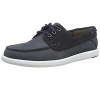 Clarks Men's Bratton Boat, Navy Nubuck, 8.5 UK