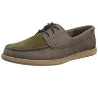 Clarks Men's Bratton Boat Shoe, Dark Brown Nub, 8 UK