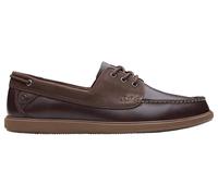 Clarks Men's Bratton Boat Shoes, Dark Brown, 11 UK