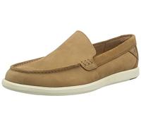 Clarks Men's Bratton Loafer, Dark Tan Nubuck, 8 UK