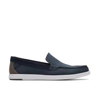 Clarks Men's bratton Loafer, Navy Nubuck, 10.5 UK