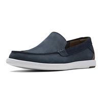 Clarks Bratton Loafer Mens Navy Nubuck, 10