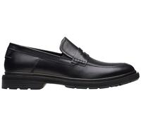Clarks Men's Burchill Penny Loafer Flat, Black Leather, 9.5 UK