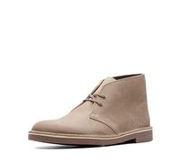 Clarks Men's Bushacre 2 Chukka Boot, Taupe Suede, 13 UK