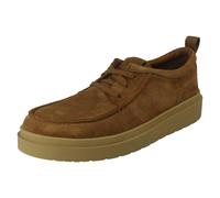 Clarks Mens Casual Clarks Lace Up Shoes Polden Moc - Cola - UK 7