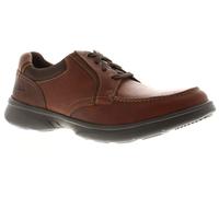 Clarks Mens Casual Shoes Bradley Vibe Leather Lace Up tan UK Size