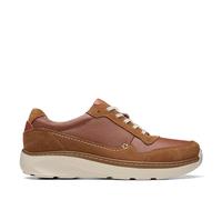 Clarks Men's ChartLite Move Sneaker, Dark Tan Lea, 7.5 UK