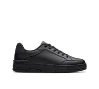 Clarks Men's Check Lace Black Trainers, Lace Up | Size: 10/Standard Fit