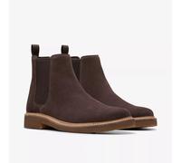 Clarks Mens Clarkdale Easy Dark Brown Suede Chelsea Boots Cushion UK 8,9,10 G