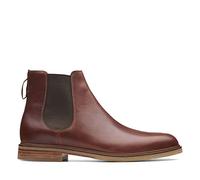 Clarks Men's Clarkdale Gobi Chelsea Boots, Brown Mahogany Leather, 7 UK