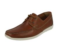 Clarks Mens Clarks Casual Shoes Karlock Step - Tan - UK 7