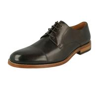 Clarks Mens Clarks Formal Lace Up Shoes James Cap - Dark Brown - UK 11