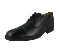 Clarks Mens Clarks Formal Lace Up Shoes Whiddon Cap - Black - UK 6 - H