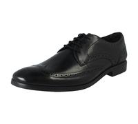 Clarks Mens Clarks Lace Up Brogue Style Formal Shoes Brandon Limit - Black - UK 9.5