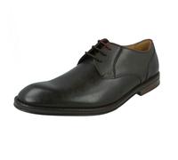 (Brown, UK 12) Mens Clarks Lace Up Formal Shoe Citi Stride Lace