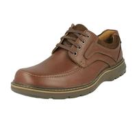 Clarks Mens Clarks Lace Up Shoes Un Ramble Lace - Mahogany - UK 6.5