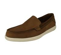 Clarks Originals Men's Bratton Loafer Dark Tan Nubuck 9.5 UK