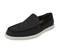 Clarks Bratton Loafer Mens Navy Nubuck, 8