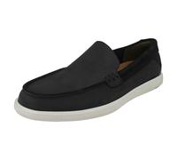 Clarks Bratton Loafer Mens Navy Nubuck, 8.5