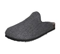 Clarks Mens Slip On Mule Slippers Fireside Snug - Grey Textile - UK Size 8G - EU Size 42 - US Size 9M