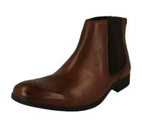 Clarks Mens Clarks Smart Chelsea Boots Gilmore Chelsea - British Tan - UK 8