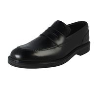 Clarks Mens Clarks Smart Loafer Style Slip On Formal Shoes Aldwin Step - Black - UK 12