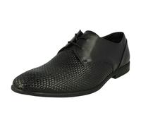 Clarks Mens Clarks Stylish Lace Up Shoes Bampton Weave - Black - UK 9.5