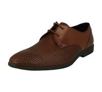 Clarks Mens Clarks Stylish Lace Up Shoes Bampton Weave - Tan - UK 7.5