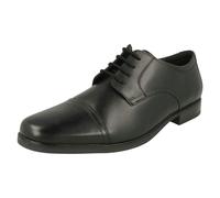 Clarks Mens Clarks Toe Cap Detailed Smart Shoes Howard Cap - Black - UK 7.5 - H