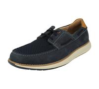 Clarks Mens Clarks Unstructured Deck Shoes Un Pilot Lace - Navy - UK 7.5